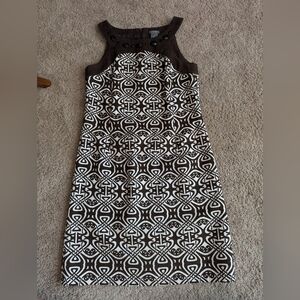 Ann Taylor Petite Embellished Sheath Sleeveless Dress Size 8P